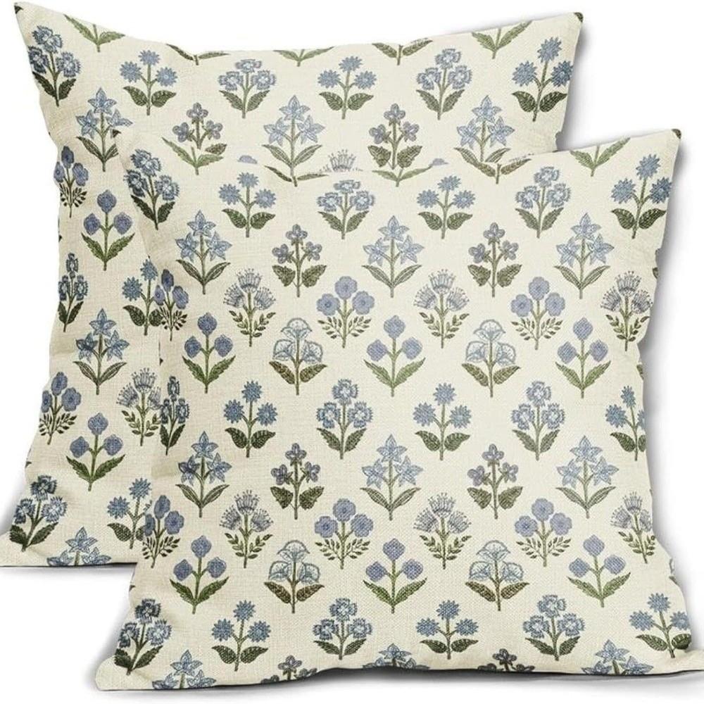 Vintage Floral Style Throw Pillow Cover Bohemian Sofa Pillowcase Patio Decor