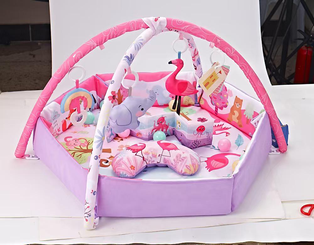 Baby Ocean Ball Fence Gym & Crawling Mat for 0-36 Months