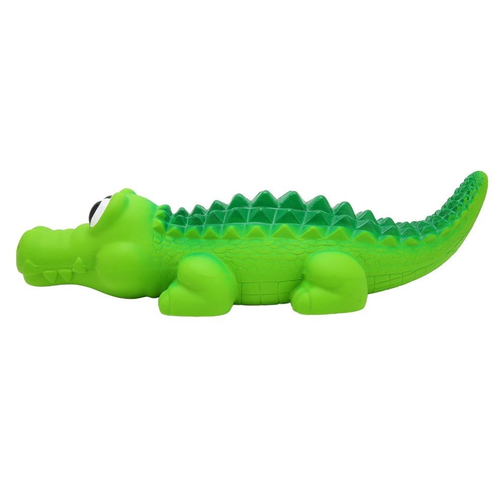 Alligator Outline Latex Puppy Chew Toy Interactive Dog Training Toy  Puppy Teething Period