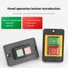 High-end Waterproof And Dustproof Momentary Electromagnetic Switches, 250V, 2-Button, Machine Safety Switches, KJD6, 5E4