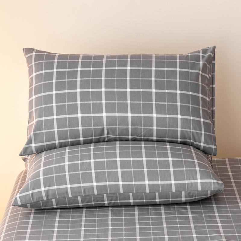 Plaid Style Pillowcase 100% Cotton Pillow Cover 48x74cm Cushion Covers Funda Almohada 2pcs Rectangle Pillowslip Soft Pillow Case