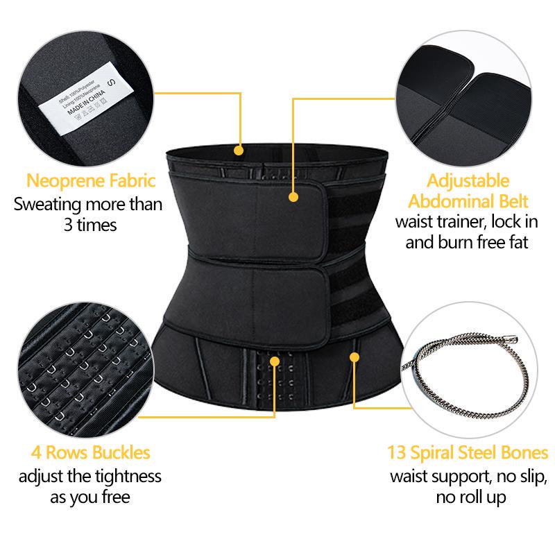 Hi-GERMANWEARS Dames Underbust Corset Zwart Mesh Steel Boned Waist