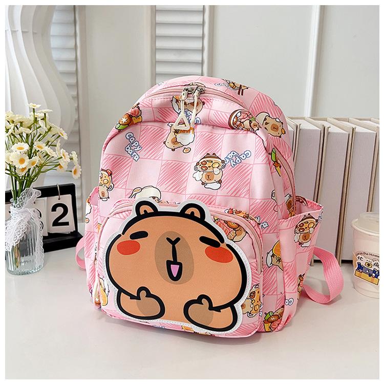 New Animation Cartoon Cute Cartoon Children's Schoolbag Kindergarten Boys and Girls Casual Backpack 2--5 Years Old