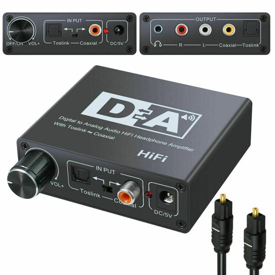

Аналоговый адаптер R/L RCA 3,5 мм с разъемом HiFi Audio Converter