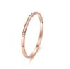 Diamond-Studded Titanium Steel Women's Bracelet: Versatile, Colorfast, High-End Feel, Premium Niche Jewelry.