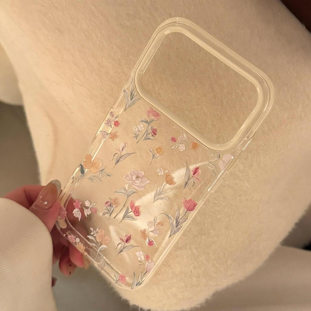 Oil Painting Floral Design Phone Case for iPhone 16, iPhone 17, iPhone 17 Pro Max