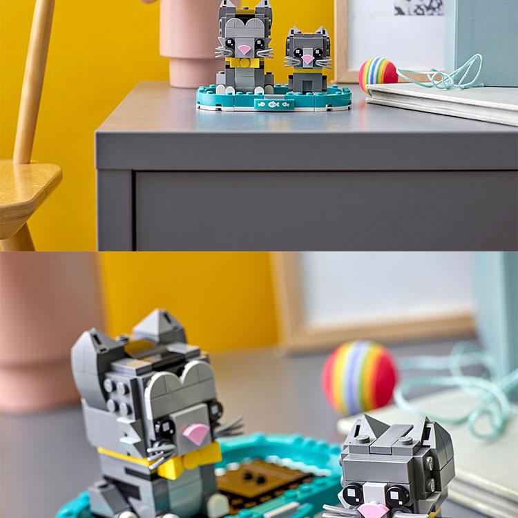 LEGO Brickheadz Short Haired Cat Building Blocks 250pcs 40441
