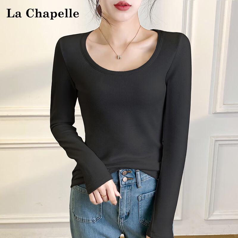 

La Chapelle Women s Fleece-Lined Thermal Long Sleeve Base Layer Top L