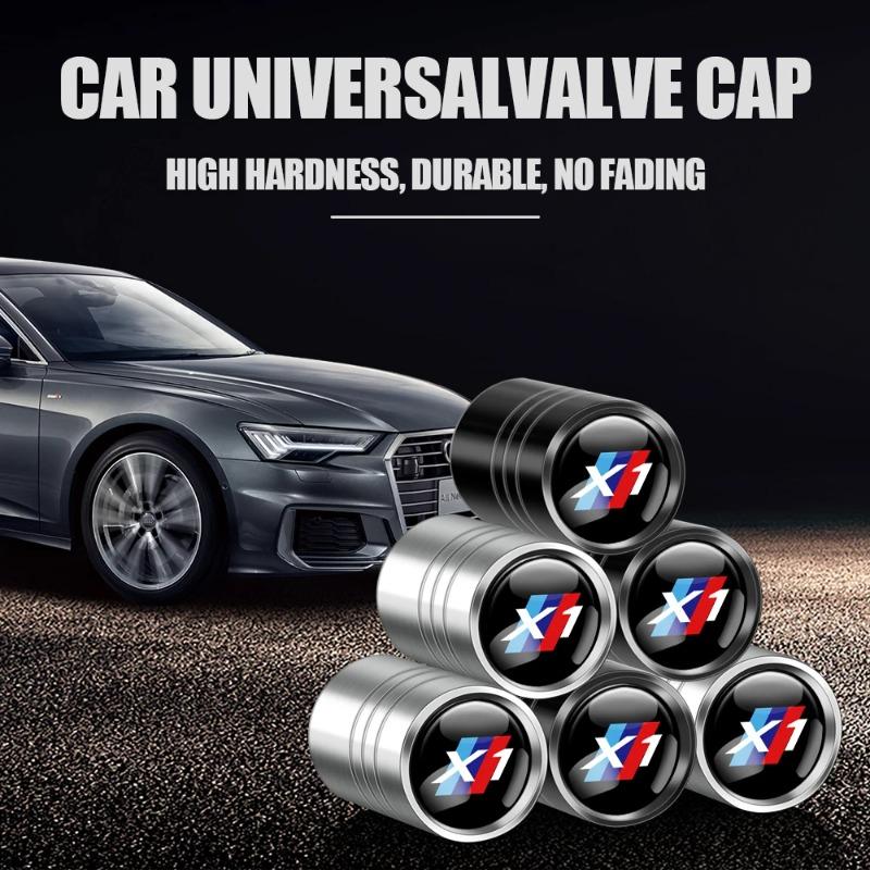 4PCS Car Wheel Tire Valve Cap Auto Tyre Air Stem Cover Accessories For BMW 1 3 5 Series M Performance E28 E30 E34 E36 E46 E90 X5