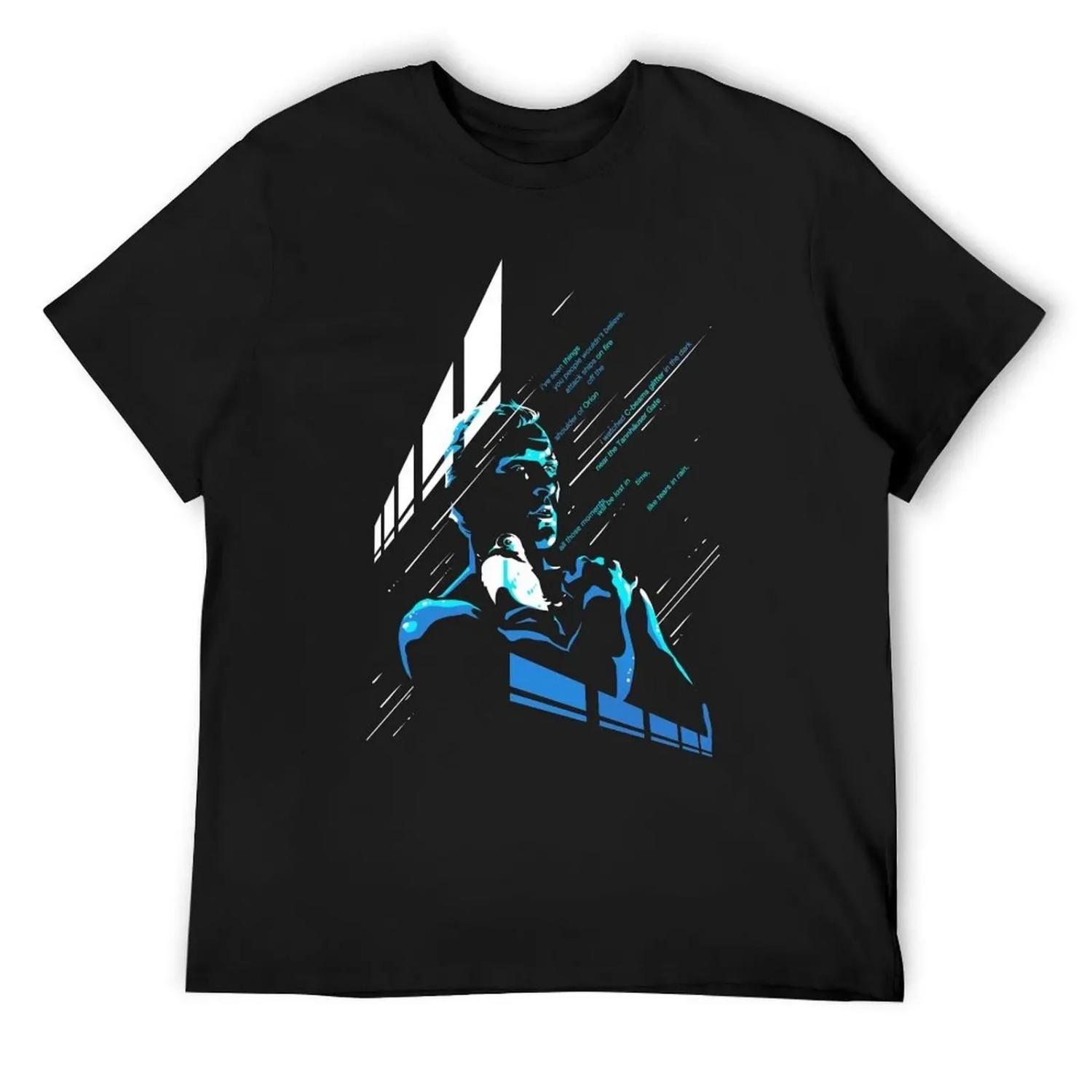 like tears in rain T-Shirt vintage cute clothes fashion shirts t shirts for men graphic S