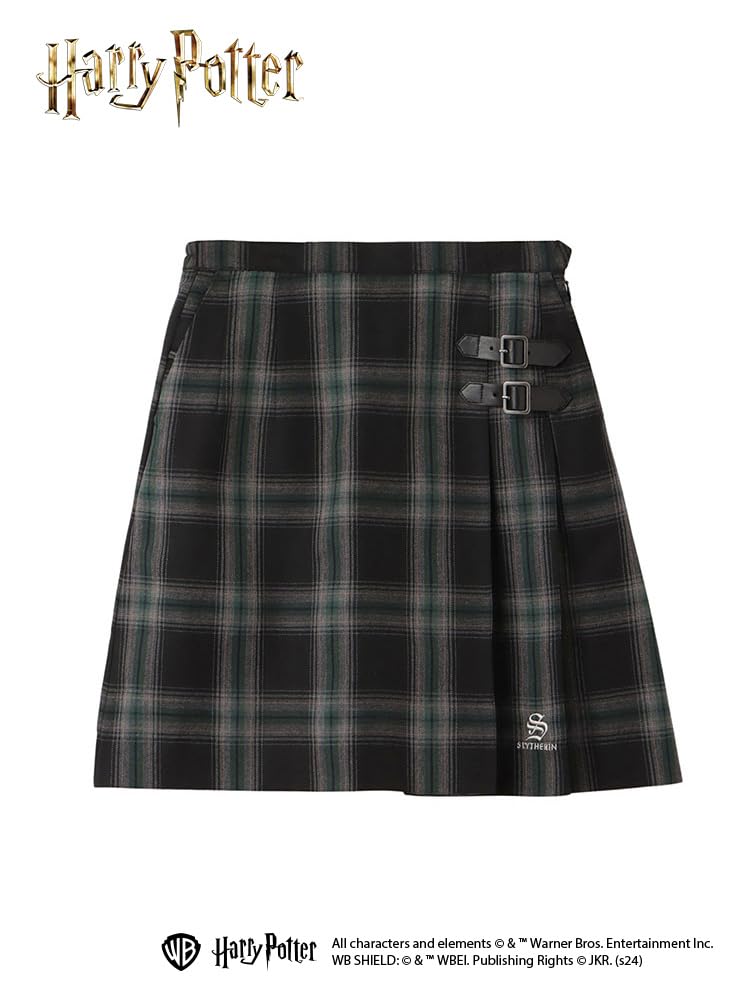 Rock Check Rock auf der Rückseite des 4313404 Slytherin [East Boy]<Harry Potter/Lined/Elastic waist> Damen (389)