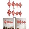 Chinese Year Blessing Hanging Decoration Lunar Porch Welcome Sign for Living Room