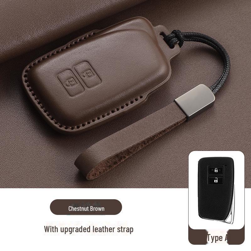 Passende Lexus Schlüsselhülle für ES200, ES300h, RX300, RX350h, NX260, 570, Braun 270