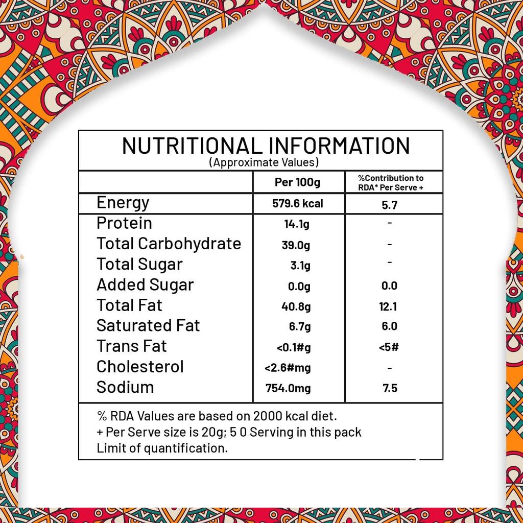 Haldiram'ın Bhujia Masala'sı | Çıtır ve Çıtır Geleneksel Namkeen | Hafif Baharatlı ve Lezzetli | Tamamen Doğal Malzemelerle Üretilmiştir |400g