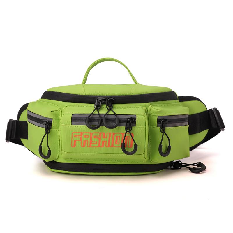

Светоотражающий дизайн велосипедная сумка мужская спортивная сумка через плечо женская сумка через плечо нагрудная сумка зелёный