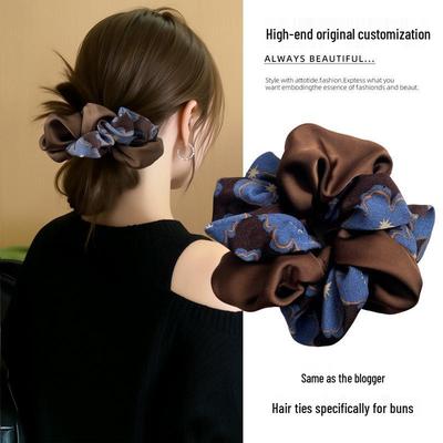 Elegant Large Intestine Hair Tie: High-Class Women's Updo Accessory for 2026