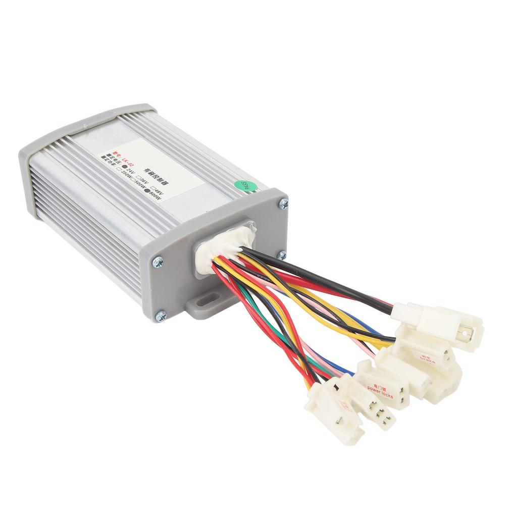 Electric Bike Brushed Motor Controller Kit Brush Motor Speed Controller with Twist Grip Set 24V 800W