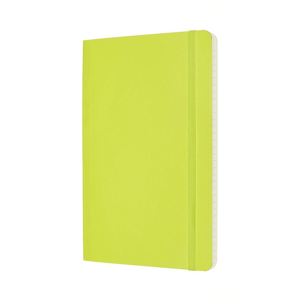 Moleskine Notebook Classic Notebook Soft Cover Ruled Large Size x Lemon Green QP616C2 (13cm 21cm)