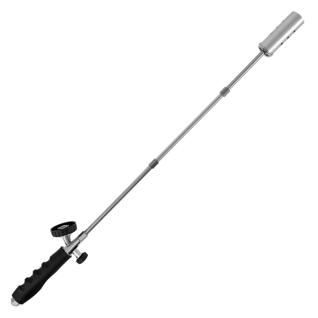 Outside Weed Torch Burner Removable Long Arm Blow Torch Multi-functional Weed Torch Burner with Handle for Outdoor BBQ Camping