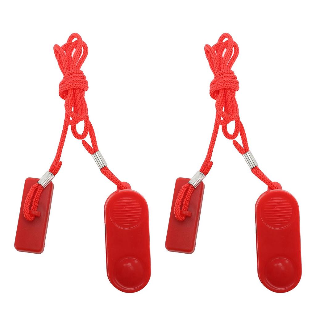2PCS Universal Treadmill Magnetic Lock Treadmill Emergency Stop Switch Wire Clip Lock Start Key