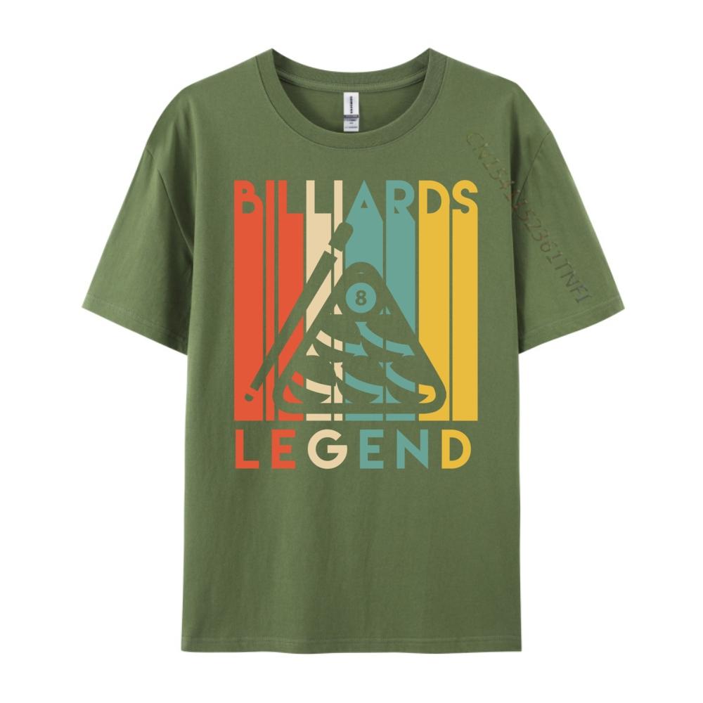 Cool Billiards Legend Vintage T Shirts Funny Gifts Birthday 3XL Men Clothing Luxury Clothes Men Party