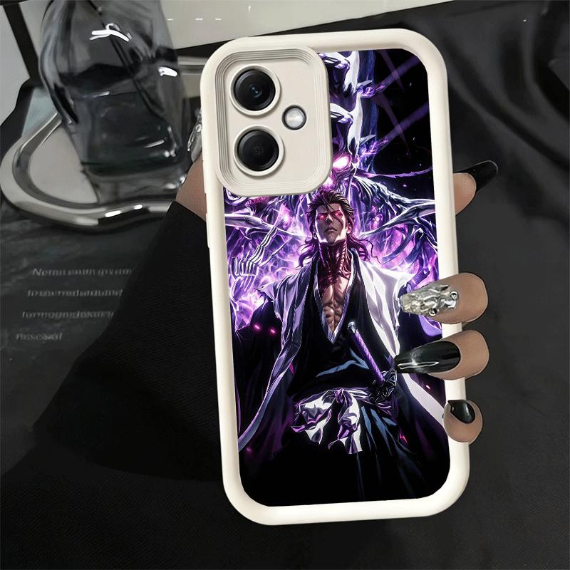 Phone Case for Xiaomi Redmi Note 15 14 13 Pro Plus Bleach Aizen Sousuke Shell 12S 11 11S 11T 5G 14S Soft Silicone Funda