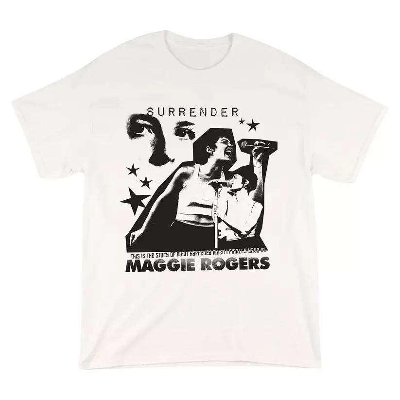 

Maggie Rogers Gift For Music Lover Surrender Tour T Shirt Full Size S5XL Unisex T-Shirt XXXL