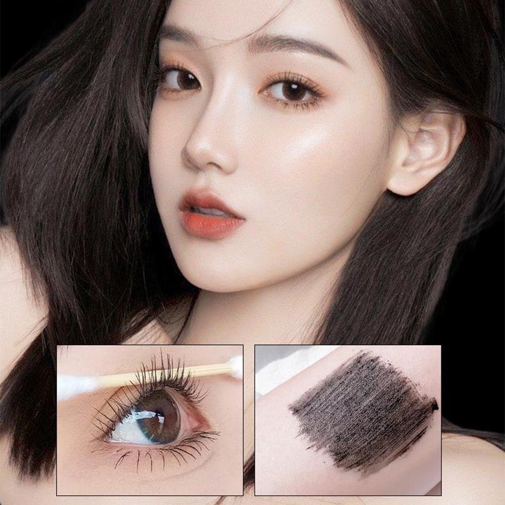 Steel Tube Mascara Primer Waterproof Fast Drying Long Non-smudged Curling Mascara A8U9