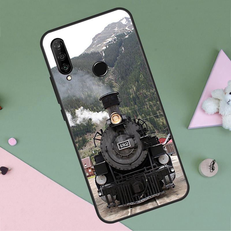 Train Railway Travel For Huawei P40 P20 P30 Lite P60 Pro Nova 10 9 SE 5T 12i 12s 11i Y91 Y90 Y60 Y70 Y72 Y61 Case