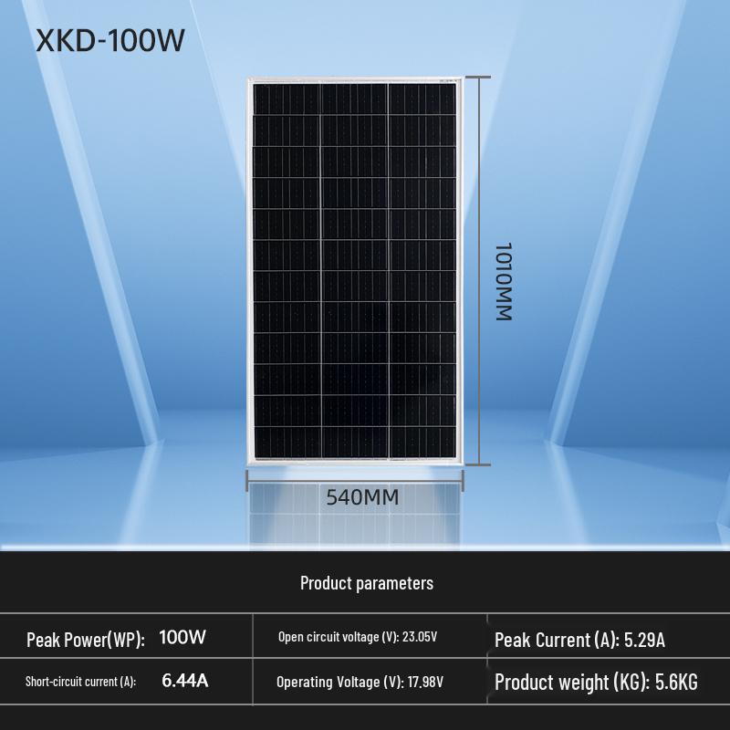 Brand New 200W Monocrystalline Solar Panel for 12V/24V Photovoltaic Power System - Free Shipping