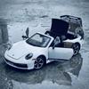 1:32 Porsche 911 Targa GT3 Кабріолет Родстер Легкосплавний Металевий Литий Модель Автомобіля Настільний Дисплей Колекційний Орнамент Святкові Подарунки