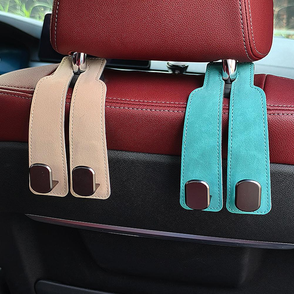 Car Hook Rear Seat Back Hooks Headrest Hanger Clip Double Hooks Holder Storage Car Interior Accessories