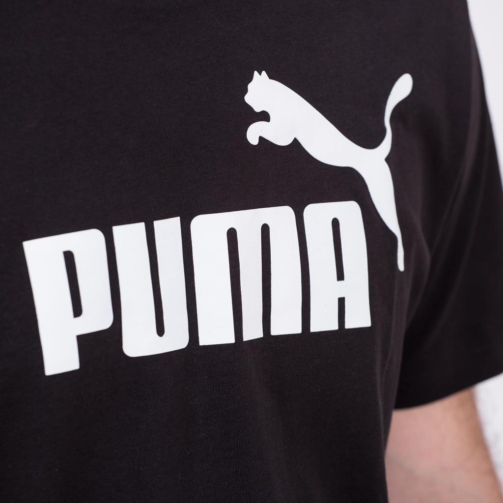Puma T Shirts Men's Black Crew Neck Moderate Straight Fit 851740-01