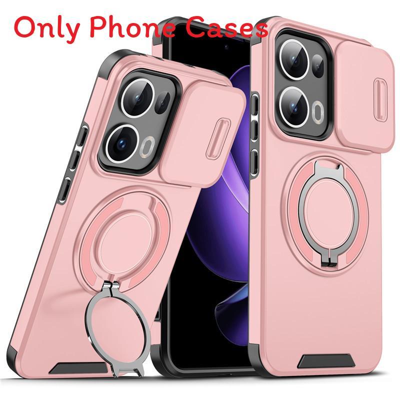 Oppo A6 Pro Realme15 Tpu Pc Metal Kickstand Shockproof Protective Case For Kids Teens