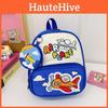With Childrens Backpack Cartoon Cat And Airplane Print Design For Daily Use