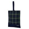 COLORFUL CANDY STYLE Entrance Lesson Shoe Drawstring Gym Clothes Lunch Cup Small Item and Backpack Cover with Stylish Tartan Check and Dark Green