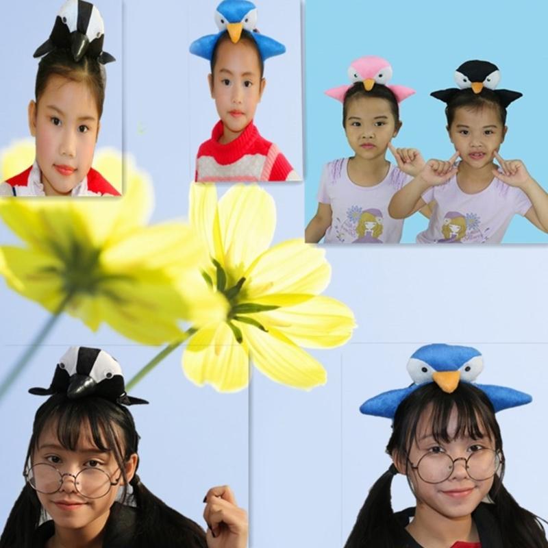 Cute Stuffed Animal Shape Hairband Women Spa Wash Face Makeup Skincare Headbands for Photography Halloween Hairband