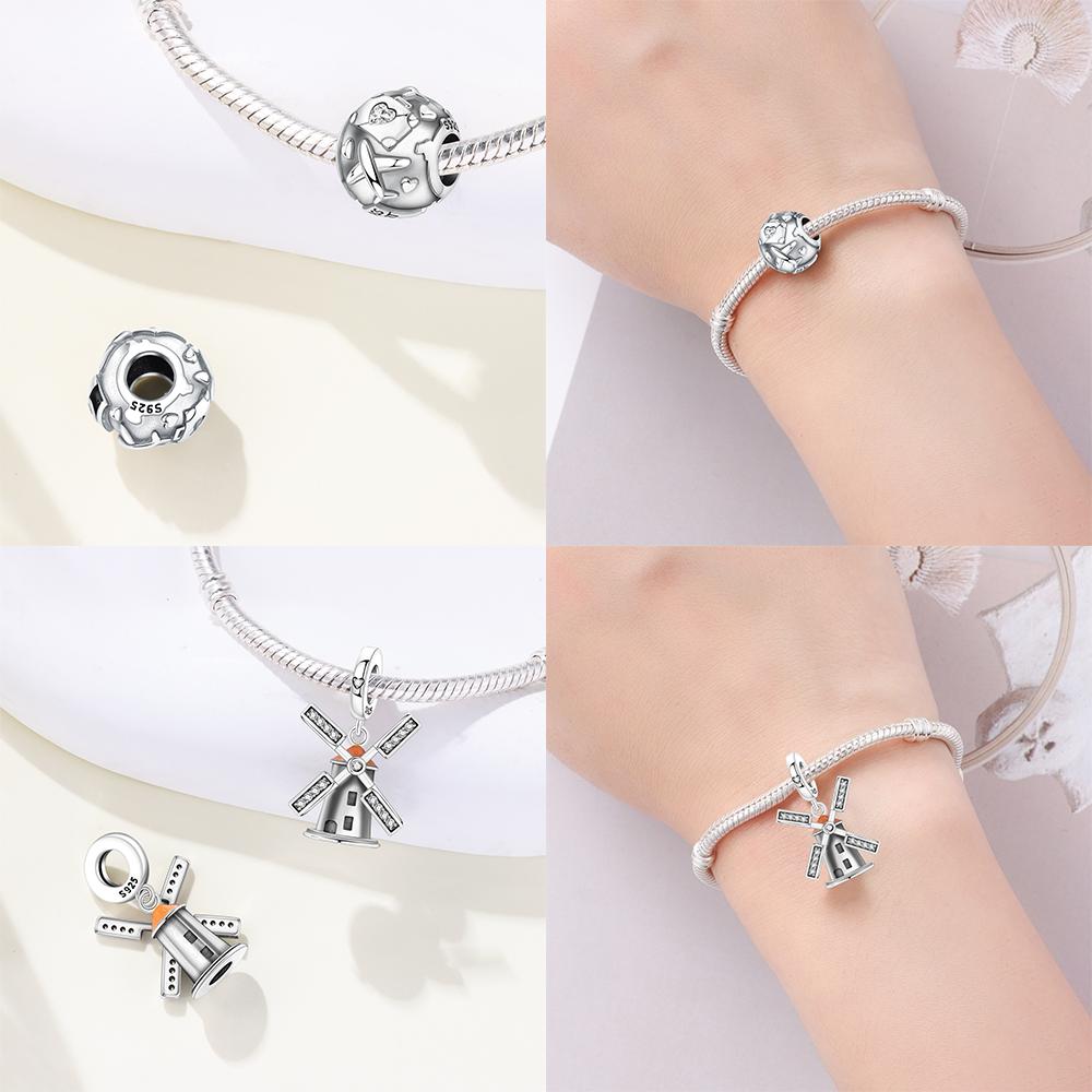 Charms SilberOriginale Kamera Auto Perlen Für Charms Kupferarmband Perlen Schmuckherstellung Damen Geschenk