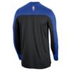 Nike X NBA Dallas Mavericks Colorblock Pregame Fashionable Letter Long Sleeve T-Shirt Unisex Tops Black FV1635-480