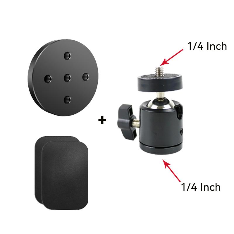 

Адаптер для крепления на магнитный штатив, универсальное крепление для штатива iPhone, держатель для штатива с заполняющим светом для Magsafe iPhone 16 15 14 13 Pro Max Plus