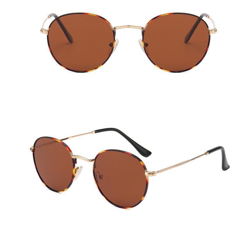 New Trend Sunglasses Fashion Personality Metal Round Frame Sunglasses Driving Essential Polarised Sunglasses
