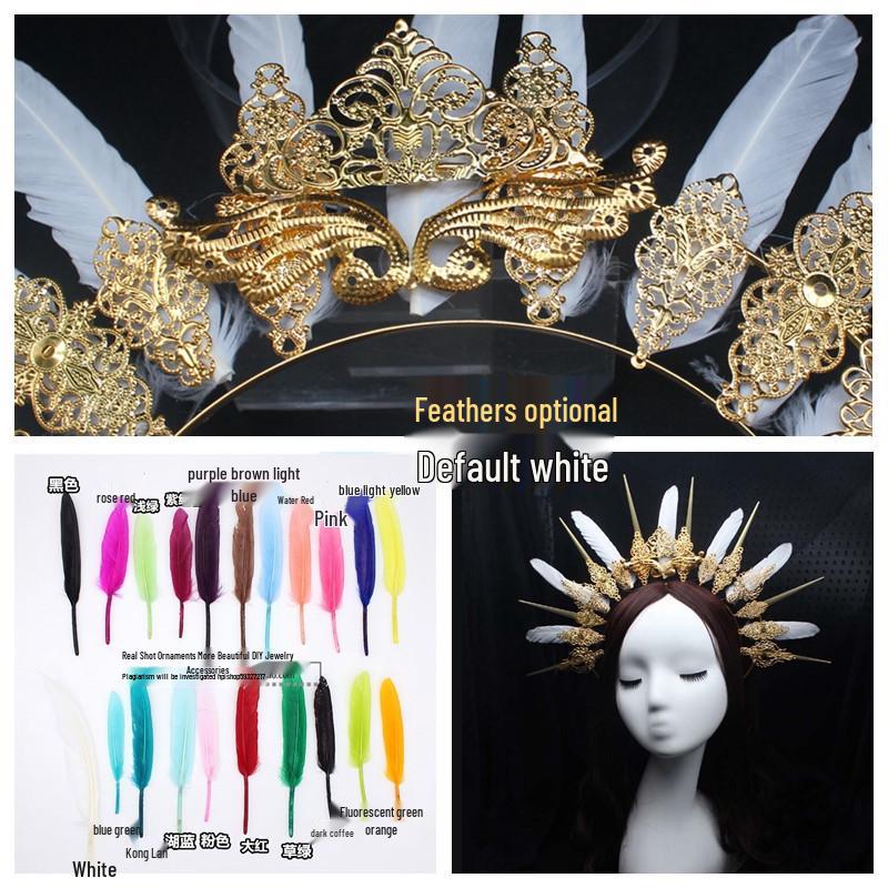 DIY Lolita Heiligenschein Krone Kit - Selbstgemachtes Kopfschmuckzubehör für Fotoalben