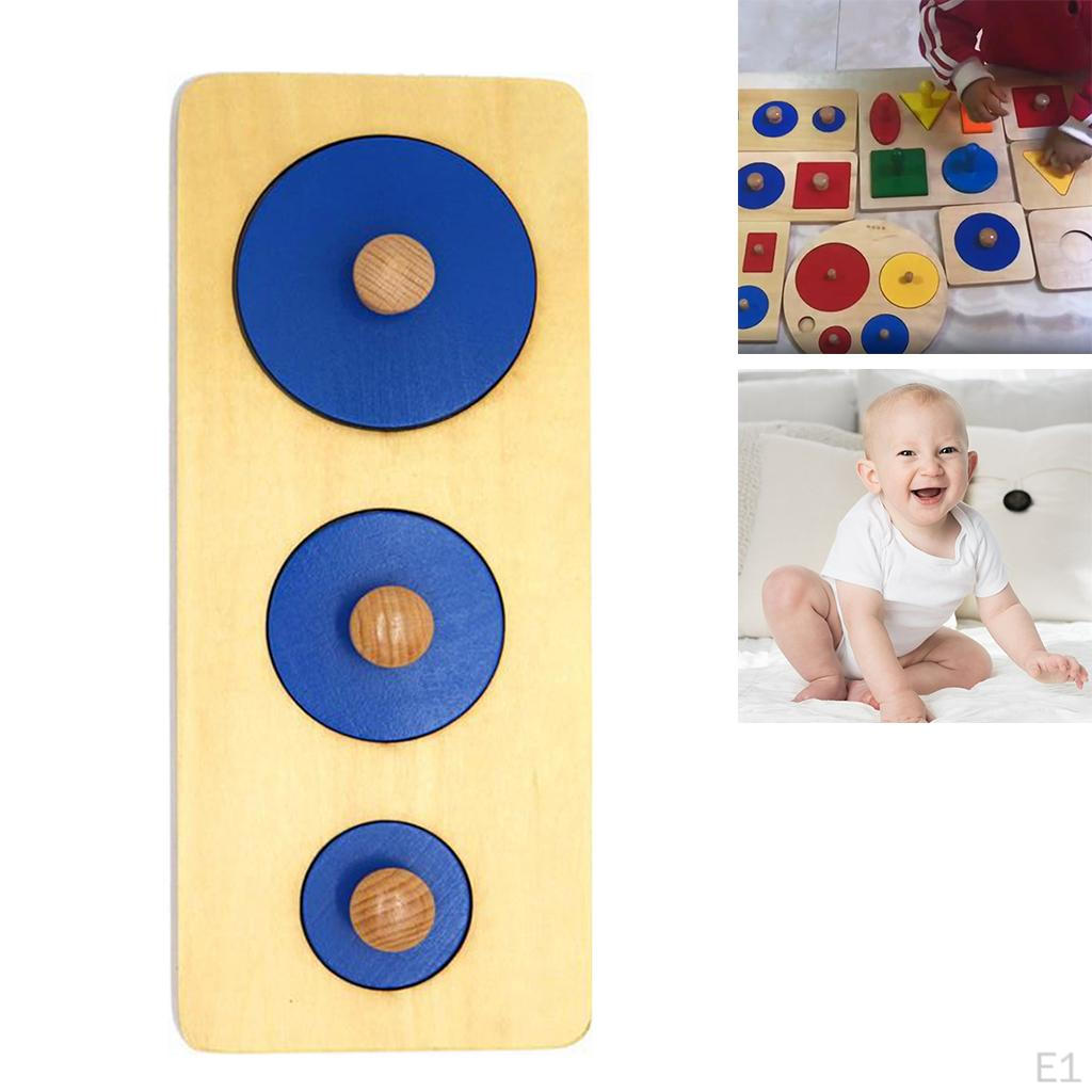 Colorful Shape Sorting Block Puzzle Recognition Sorter board for learning Early Educational
