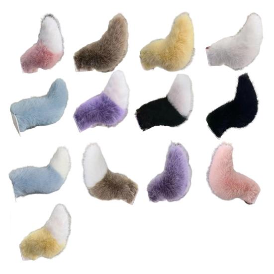 Remote Control Car Tail with Motion Sensor Plush Animal Tail for Vehicle Decoration And Cosplay USB Rechargeable Novelty Gift for Car Enthusiasts