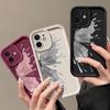 Gilded Butterfly Pattern Phone Case For iPhone 16 15 14 Pro Max 16 Plus 13 12 11 Pro XR X XS 8 7 Candy Color Soft Silicone Cover