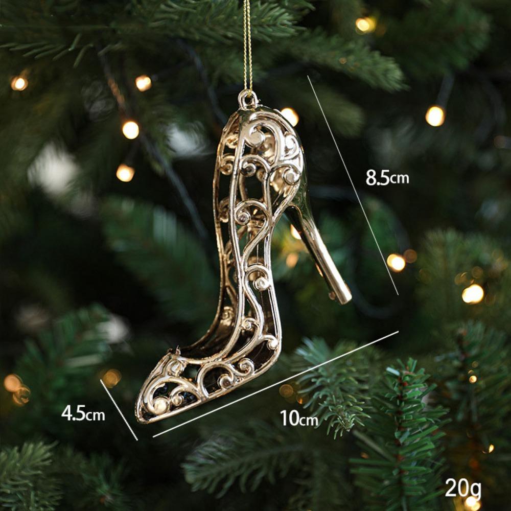 Plastic Angel Xmas Pendants Snowflake Christmas Tree Ornaments for Home