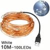 2/5/10/20M USB LED String Lights for Xmas Garland Party Wedding Home House Decoration Christmas Tree Flasher Fairy Lights