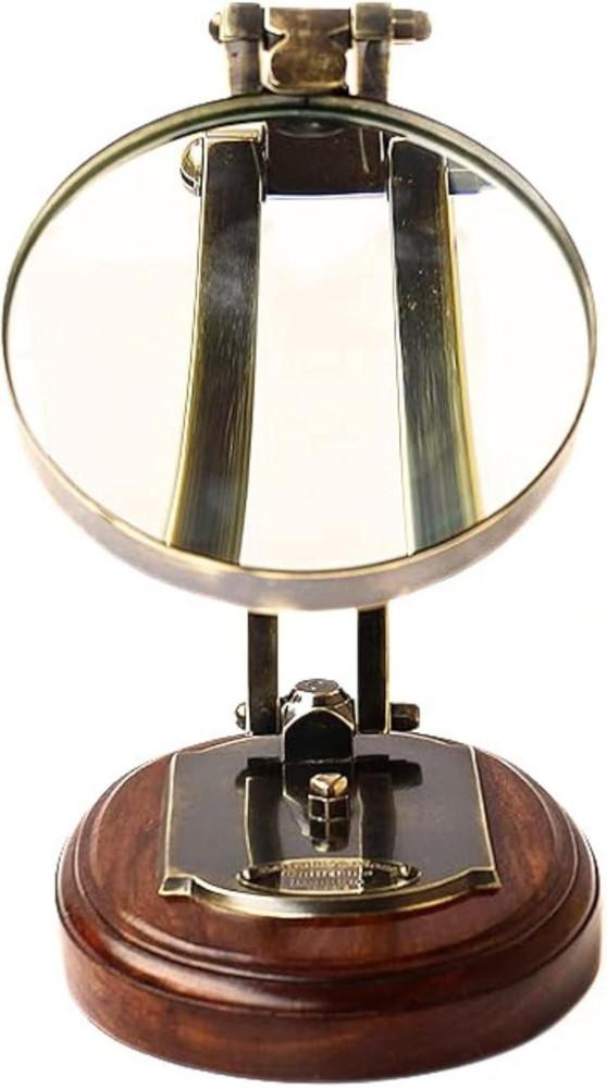 

Дерев яна основа Морський лупа для читання Антична латунь Збільшувальне скло на лінзі M аеро