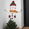 Weihnachtsdekorationsstab Schneemann Schlafzimmer Arbeitszimmer Tür mit verschönernden dekorativen Wandaufklebern