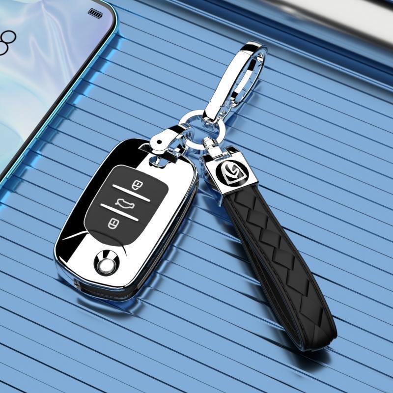 Baojun 610 Key Case: Premium Unisex Car Buckle Folding Remote Protective Shell for Model 14